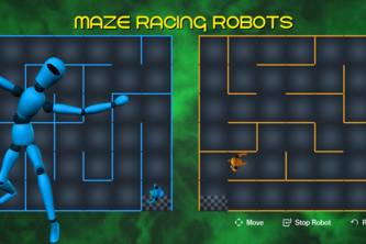 Maze Racing Robots