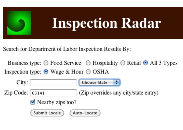 Inspection Radar – screenshot 1