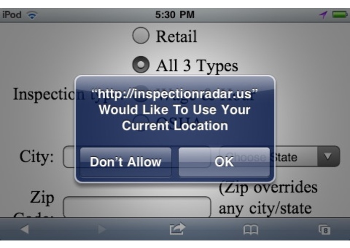 Inspection Radar – screenshot 3