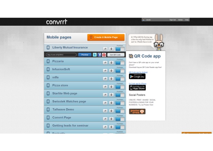 Mobile Landing Page Creator - Mobile Convrrt – screenshot 1