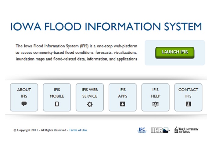 IFIS - Iowa Flood Information System – screenshot 1