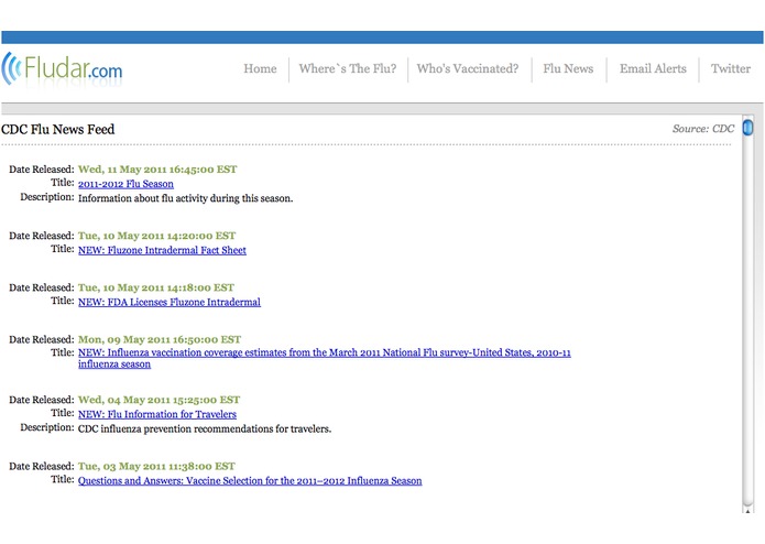 FluDar.com - Your Influenza Radar! – screenshot 4