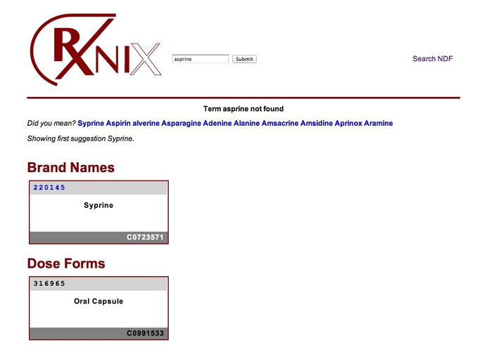 RxNix – screenshot 1
