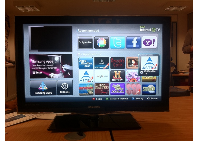 Astra satellite self install application – screenshot 2