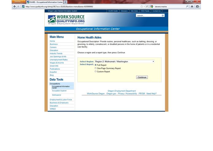 Oregon Occupational Explorer – screenshot 4