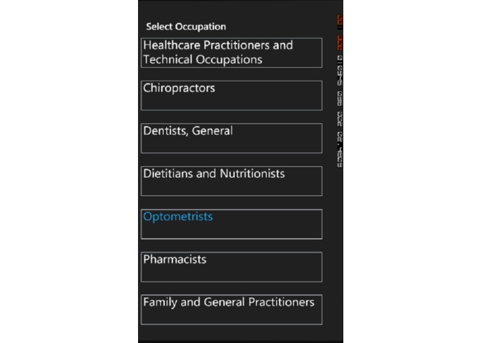 Occupation Wage Data – screenshot 2