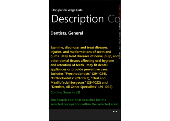 Occupation Wage Data – screenshot 4