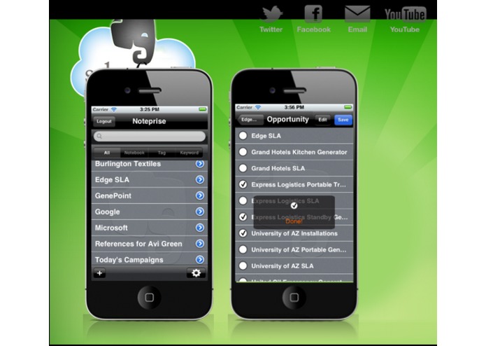 Noteprise - Leveraging Evernote For The Enterprise User! – screenshot 1