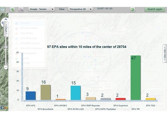 Locus EPA Site Search Application – screenshot 4