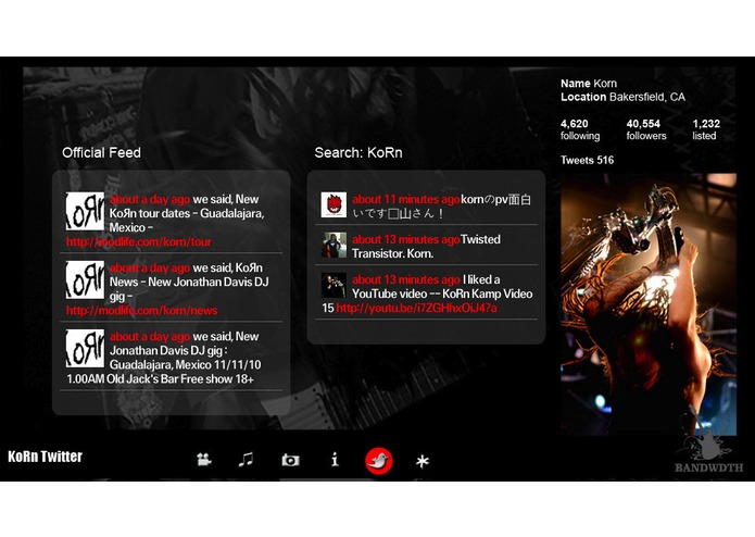 BANDWDTH: KoRnTV – screenshot 5