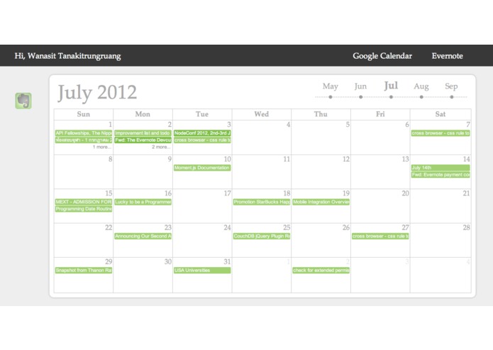 Evercalendar – screenshot 4