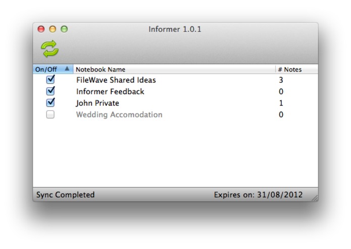 Informer – screenshot 1