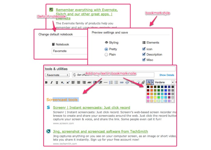Favornote – screenshot 4
