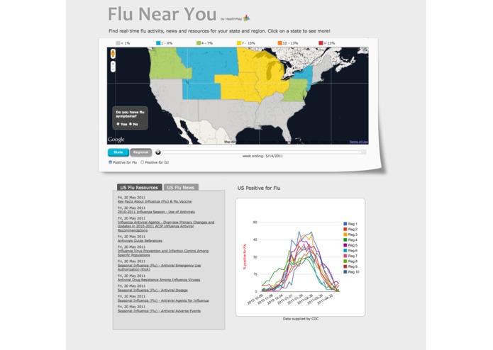 Flu Near You by HealthMap – screenshot 3