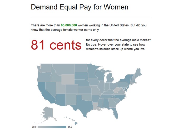 Demand Equal Pay for Women – screenshot 1