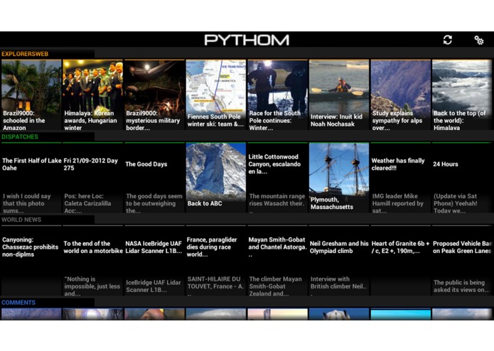 Pythom – screenshot 2