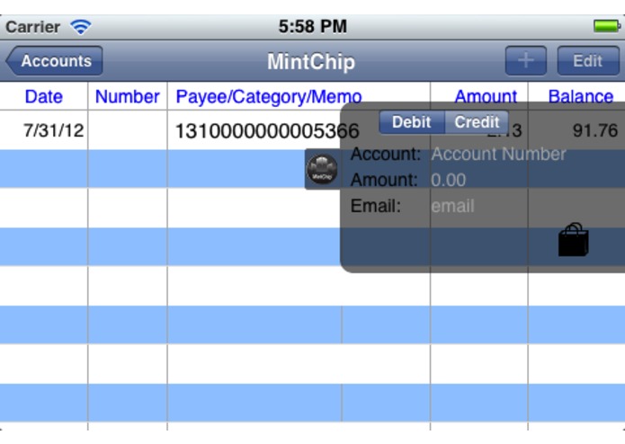 QIF Entry MC – screenshot 1