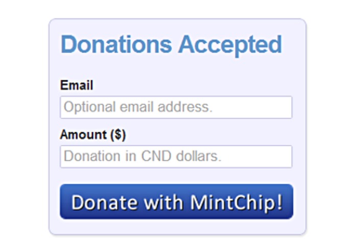 ChipIn - Crowdsourced funding with MintChip – screenshot 1