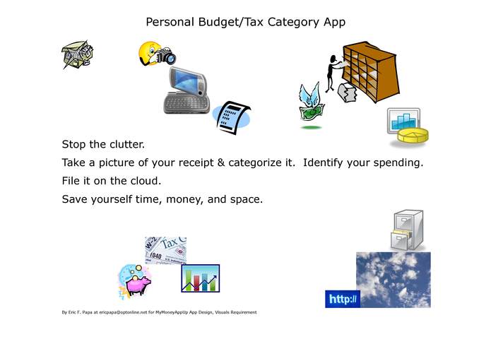 Personal Budget/Tax Category App – screenshot 1