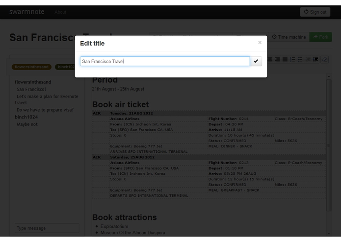 Swarmnote – screenshot 3