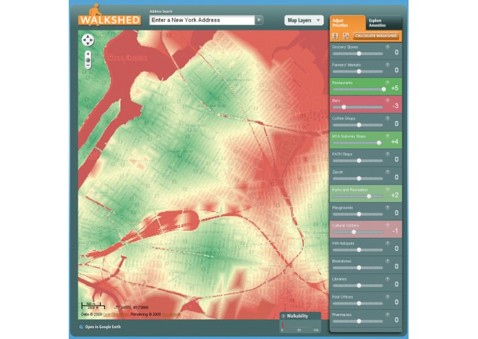 Walkshed NYC – screenshot 1
