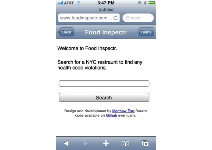 Food Inspectr – screenshot 1