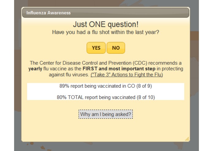 your Influenza Dashboard – screenshot 1