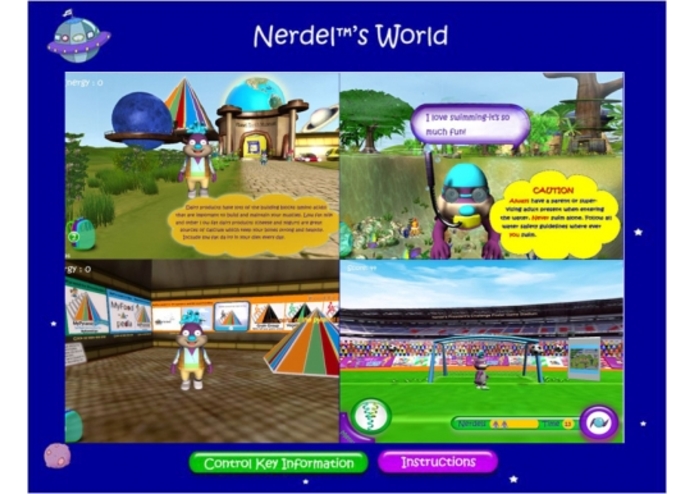 Nerdel's World-a 3D virtual world – screenshot 1