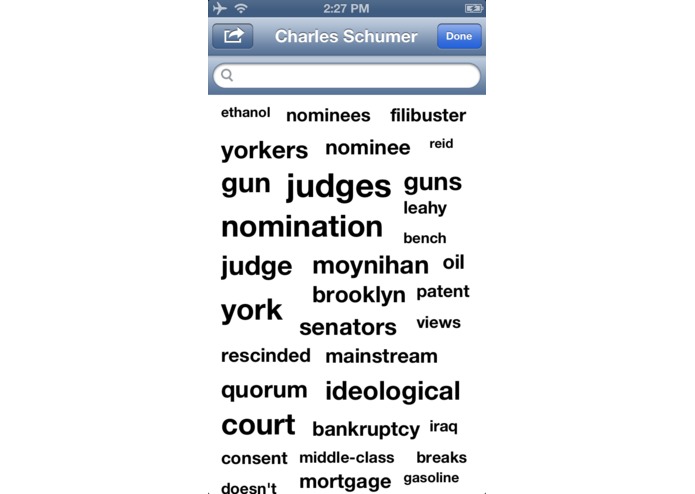 100 Words (US Congress) – screenshot 1