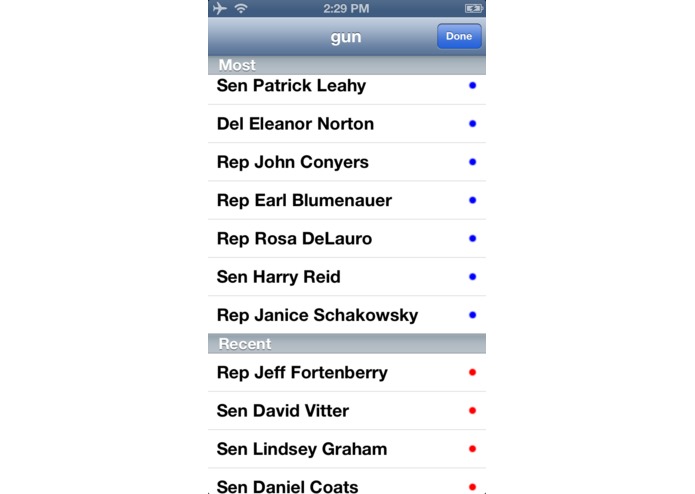 100 Words (US Congress) – screenshot 3