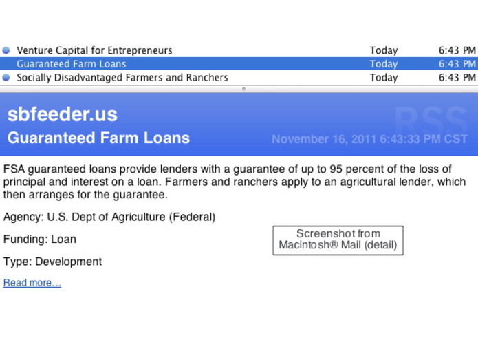 Small Business Feeder – screenshot 1
