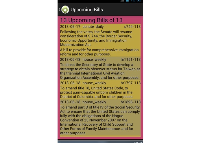 Vetting Govt – screenshot 2