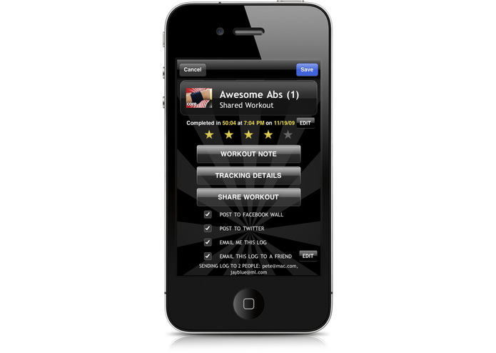 FitnessBuilder – screenshot 4