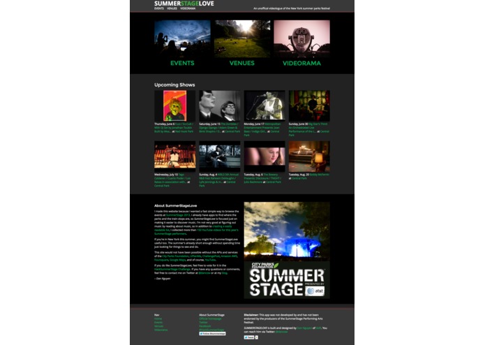 Unofficial SummerStageLove – screenshot 1