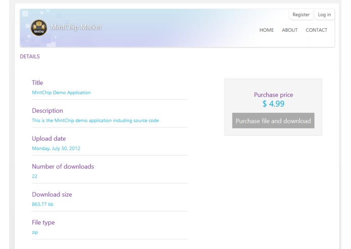 MintChip Market – screenshot 3