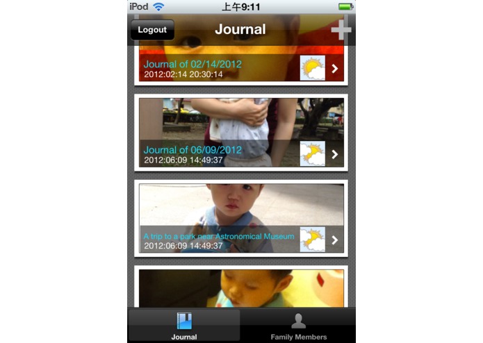 Family Journal – screenshot 1