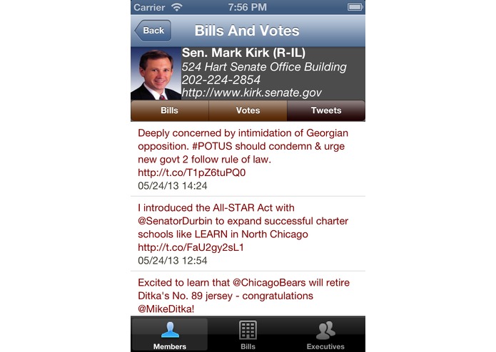 US Congress – screenshot 3