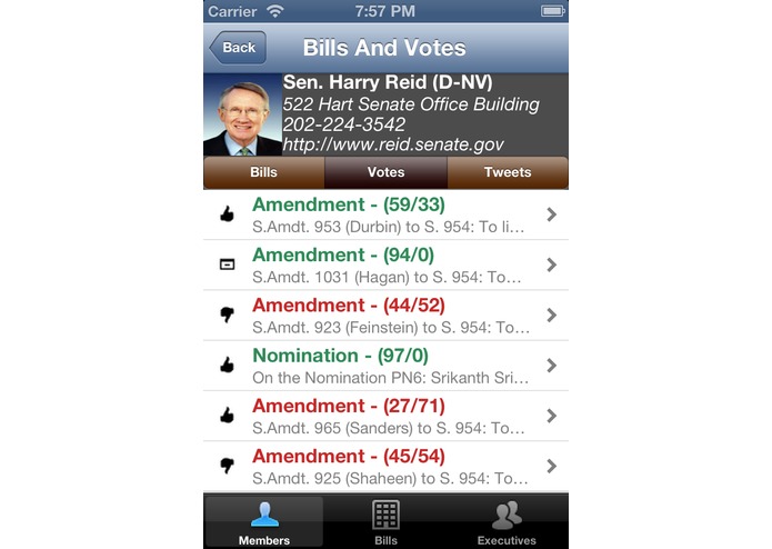 US Congress – screenshot 4