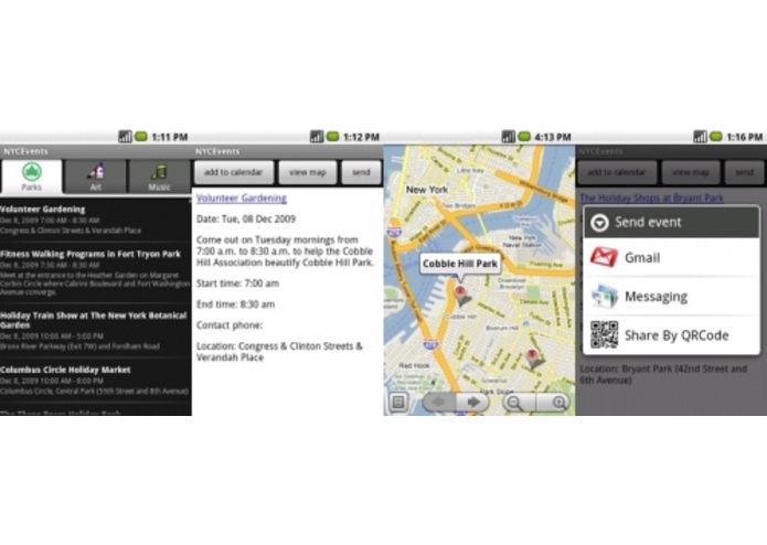 NYC Events: Parks, Art and Music – screenshot 1