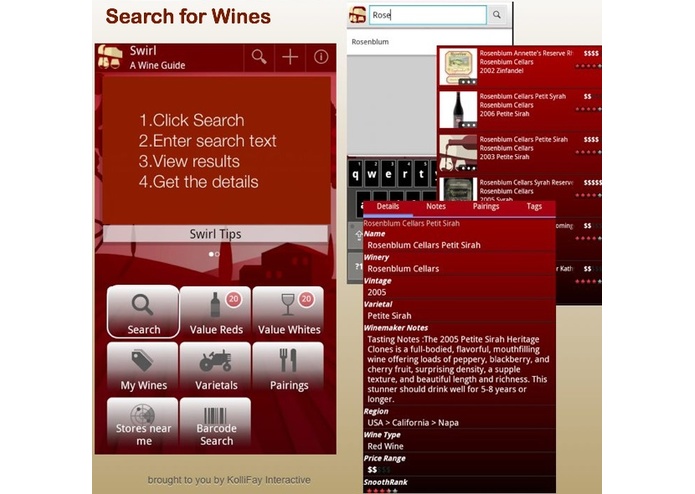 Swirl - A Wine Guide – screenshot 2