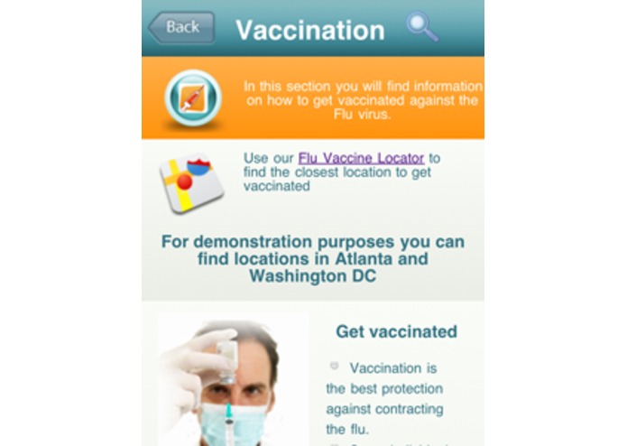 The Mobile Flu Portal – screenshot 3