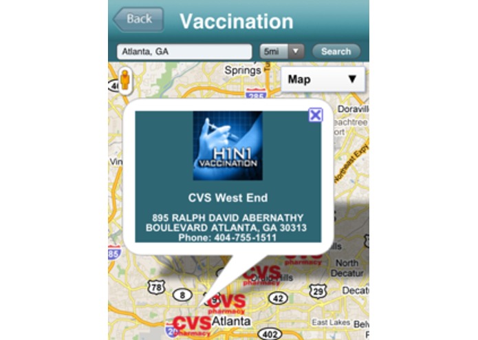 The Mobile Flu Portal – screenshot 4