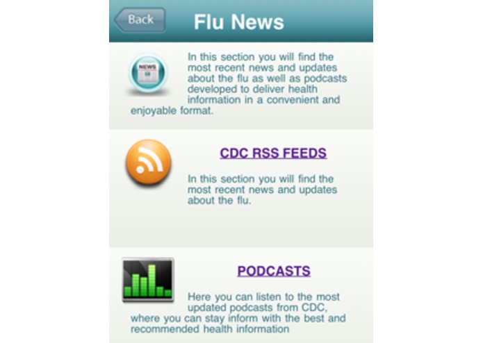The Mobile Flu Portal – screenshot 5
