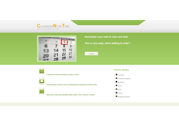 CalendarNoteTime – screenshot 1