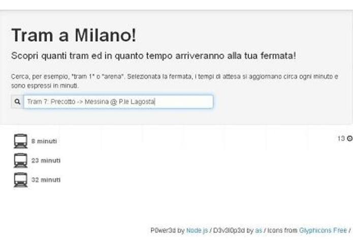 tramMI – screenshot 1