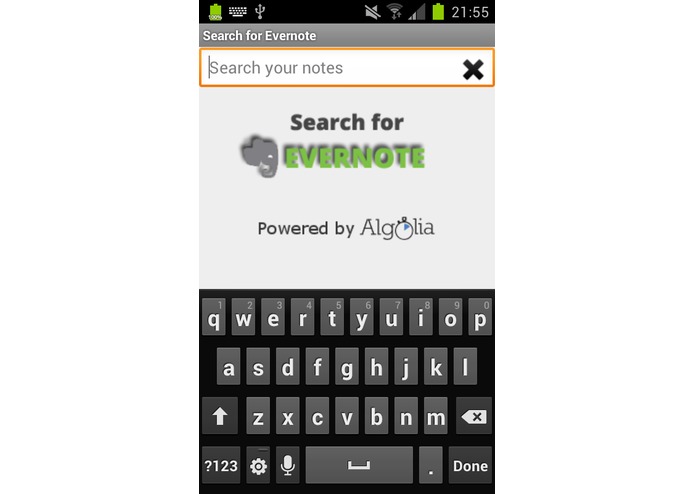 Search for Evernote – screenshot 1