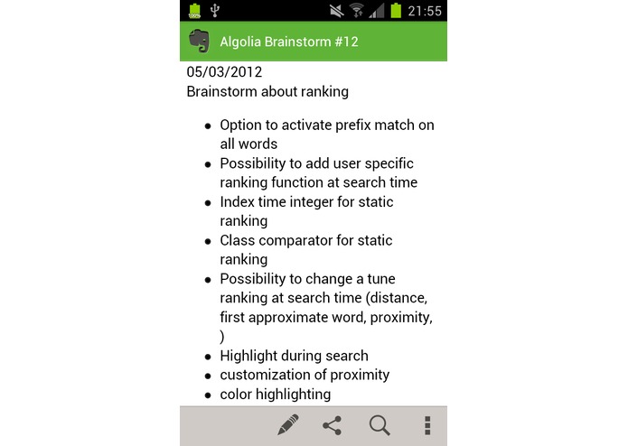 Search for Evernote – screenshot 5