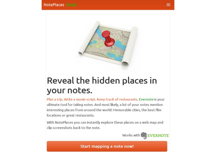 NotePlaces – screenshot 1