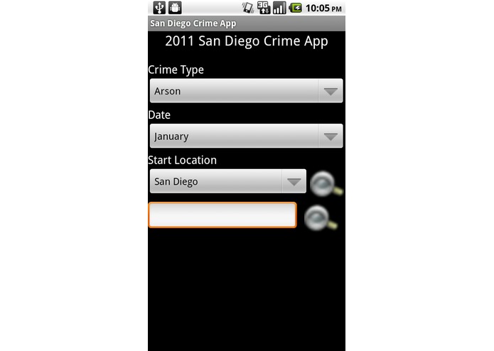 San Diego Crime App – screenshot 1
