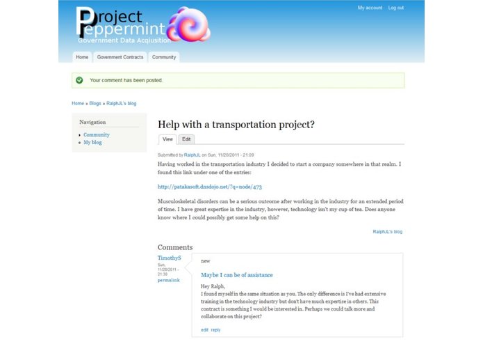 Project Peppermint - Government Contract Management – screenshot 2